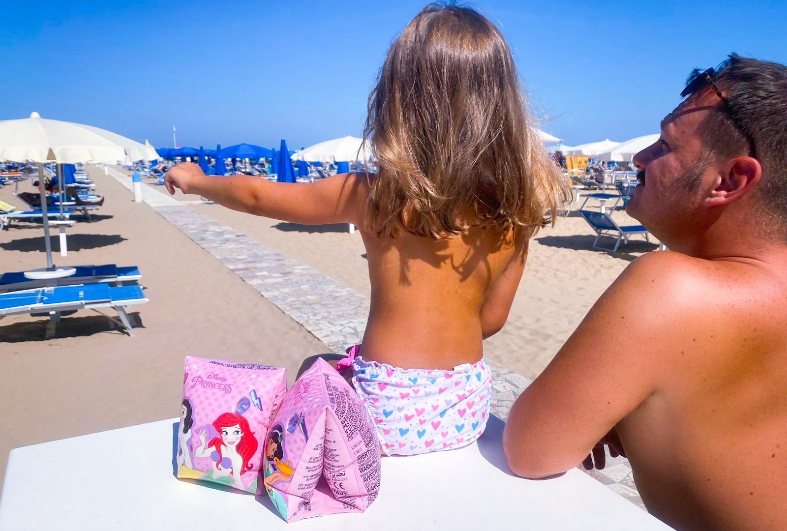 Die Strand von Rimini