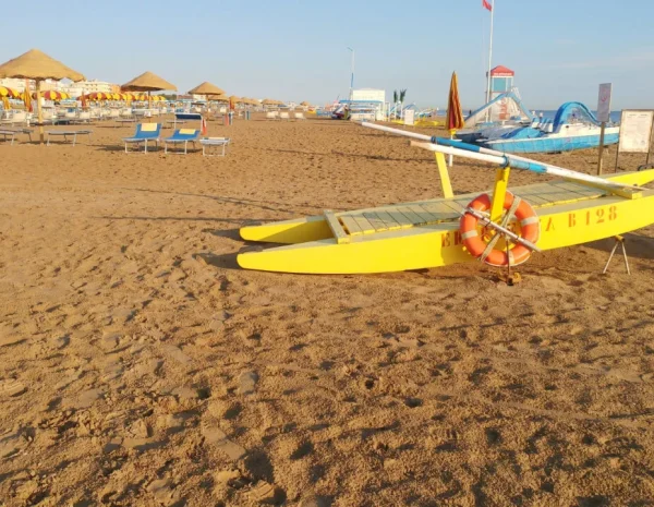 Rimini la spiaggia e il mare