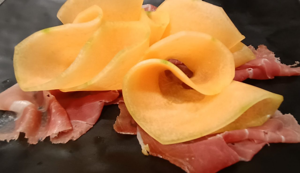 crudo e melone